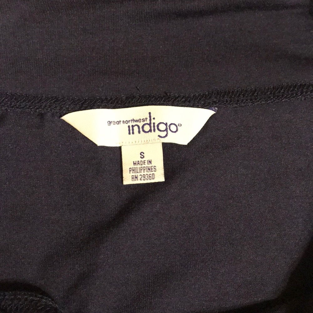 Indigo Skirt Navy Blue Size Small - Picture 2 of 4